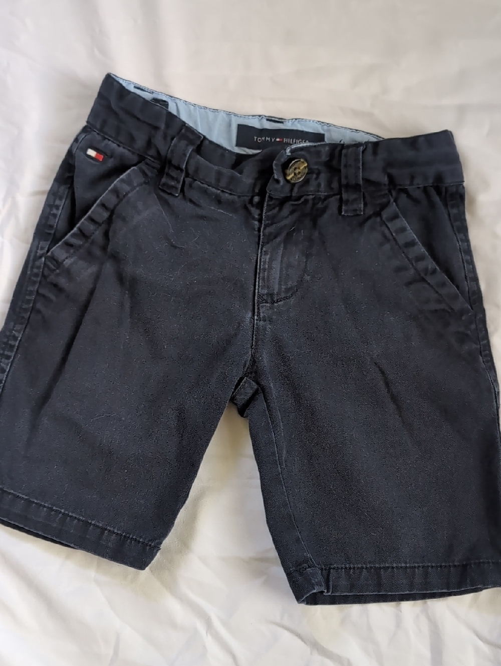 Tommy Hilfiger Boy's Dark Navy Shorts With Adjustable Waist